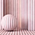 6-Color 4k Seamless Stripe Wallpaper Collection 3D model small image 5