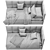 Cozy Corner Bed: Comfy & Compact Design 3D model small image 1