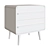 Sleek Sapelo Bedside Cabinet 3D model small image 3