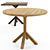 Roda Root Tables - Timeless Outdoor Elegance 3D model small image 1