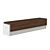 Modern Urban Bench: Stylish and Functional 3D model small image 4