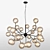 Scandinavian Chandelier Ligamentum 2481-9P 3D model small image 2