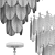 Elegant Laima Chandelier 80cm 3D model small image 3