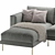 Classic Design Sofa by Calligaris: Rod 3D model small image 5