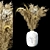 Elegant Dry Plants Bouquet Set 3D model small image 1
