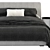 Meridiani Stone Up Bed: Sleek and Stylish Design 3D model small image 3