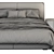 Meridiani Stone Up Bed: Sleek and Stylish Design 3D model small image 4