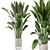 Greenery Bliss: Ferm Living Bau Pot Large Set 3D model small image 1