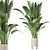 Greenery Bliss: Ferm Living Bau Pot Large Set 3D model small image 2