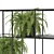 Tall Metal Indoor Plant Display 3D model small image 5