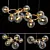 POLDI AMBER: Stunning Metal and Glass Lamps 3D model small image 1