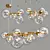 POLDI AMBER: Stunning Metal and Glass Lamps 3D model small image 3