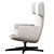 Sleek BOconcept Trento Armchair 3D model small image 4