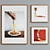 Modern Collage Picture Frames Set 3D model small image 2