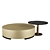 Sleek Round Coffee Table by Formitalia 3D model small image 2