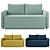 Stylish Xanthi Sofa: Perfect for Any Space 3D model small image 2