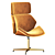 Elegant Aura Cross Soro Chair 3D model small image 2