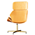 Elegant Aura Cross Soro Chair 3D model small image 5