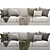 Lazy Luxe Lounge Sofa 3D model small image 2