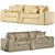Lazy Luxe Lounge Sofa 3D model small image 4