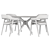 Sleek Dining Set: Savis Chair & Conan Round Table 3D model small image 4