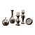  Ashley Rishona Silver 5-Piece Accessory Set 3D model small image 1