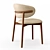 Elegant Oleandro Chairs by Calligaris 3D model small image 4