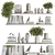 Elegant Shelf Decor Set 3D model small image 2