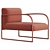 Modern Arcos Armchair by Arper 3D model small image 3