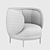 Sleek Vuelta Armchair by Wittman 3D model small image 5