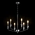 Sleek 6-Light Pendant: 732167 Ragno Lightstar 3D model small image 2