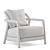 Sleek and Stylish Alison Armchair 3D model small image 4