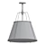 Sleek Conical Pendant Light 3D model small image 4