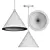 Nordic Metal Pendant Lamp 3D model small image 7