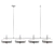 Sleek Curve Black Pendant Light 3D model small image 2