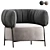 Sleek Calligaris QUADROTTA Sofa 3D model small image 1