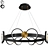 Sleek Benedikta Pendant Light 3D model small image 1