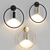 Stylish Velma Pendant Light 3D model small image 2