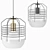 Sleek Chill Ceiling Lamp 3D model small image 2
