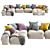 Pixel N_7: Stylish and Spacious 3D Furniture Set 3D model small image 4