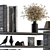 Stylish Shelf Decor Set 3D model small image 5