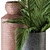 Elegant Vase & Plant Duo 3D model small image 2