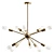 Dante Sputnik Chandelier: Modern Elegance for Your Ceiling 3D model small image 1