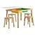 FLISAT Kids Table & Stool Set 3D model small image 1