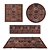 Luxury Collection: Versatile Rugs Set 3D model small image 1