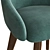 HANK ARRAY Standard Oak Chair 3D model small image 4