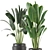 Lush Indoor Plant Set - 202 3D model small image 2