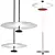 Sleek FLAT Lighting Set 3D model small image 1