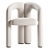 Contemporary Dudet Chair - Stylish and Versatile 3D model small image 2