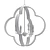 Elegant Quatrefoil Chandelier 3D model small image 2